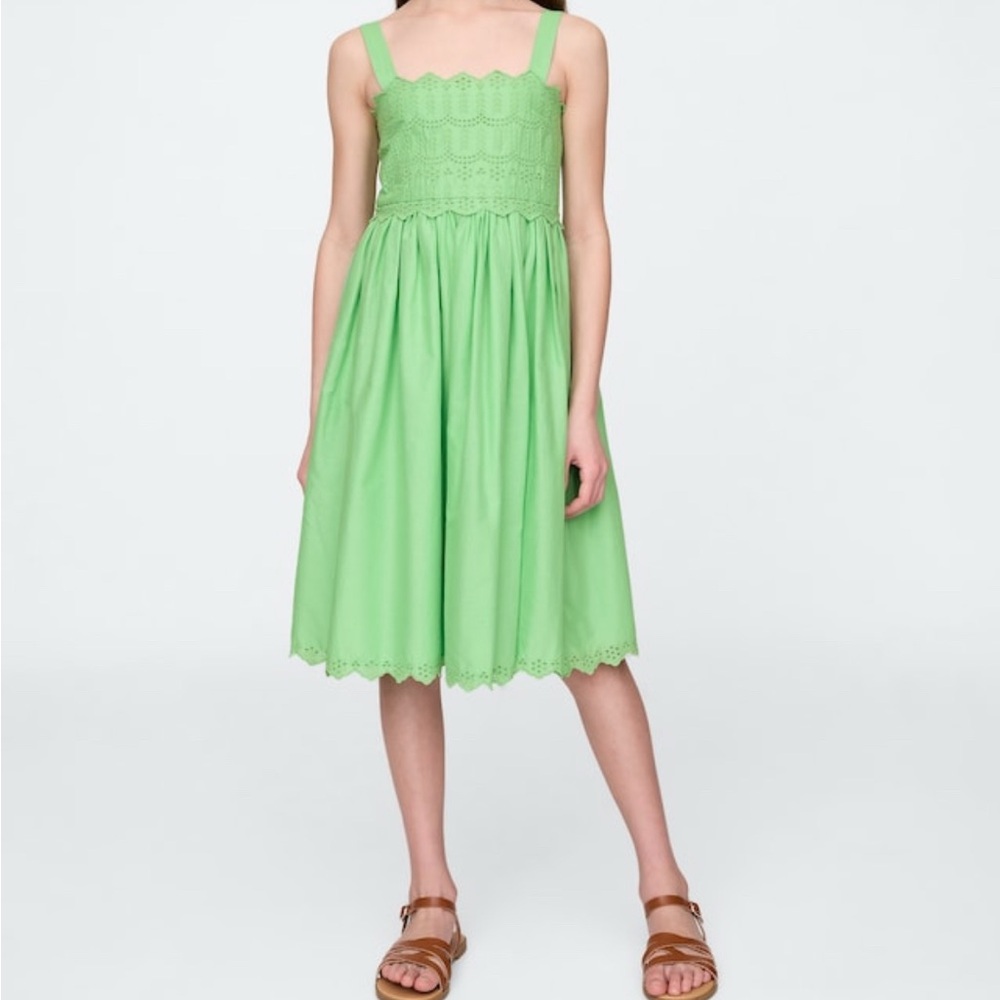 GAP Green Smocked Sundress NWOT